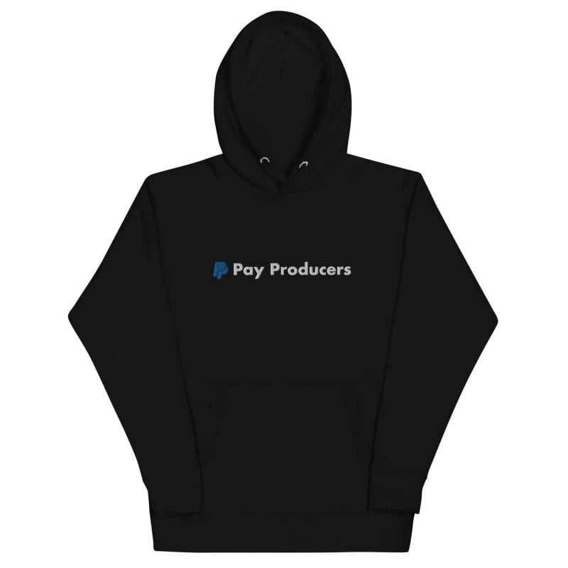 Pay Producers Hoodie Embroidery